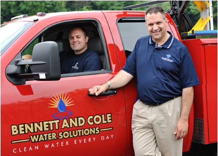 Bennett and Cole was founded by Jim Bennett & Jeff Colasante, both veteran professionals with 30 years of combined experience in water softeners and water filtration.